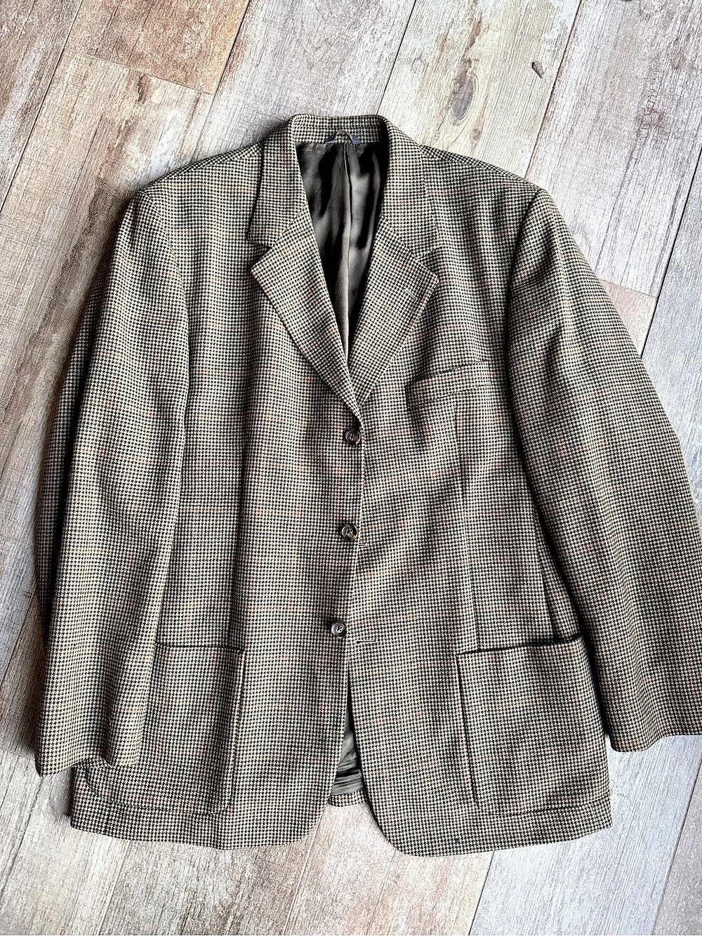 Banana Republic Houndstooth Wool Blazer Size 44R